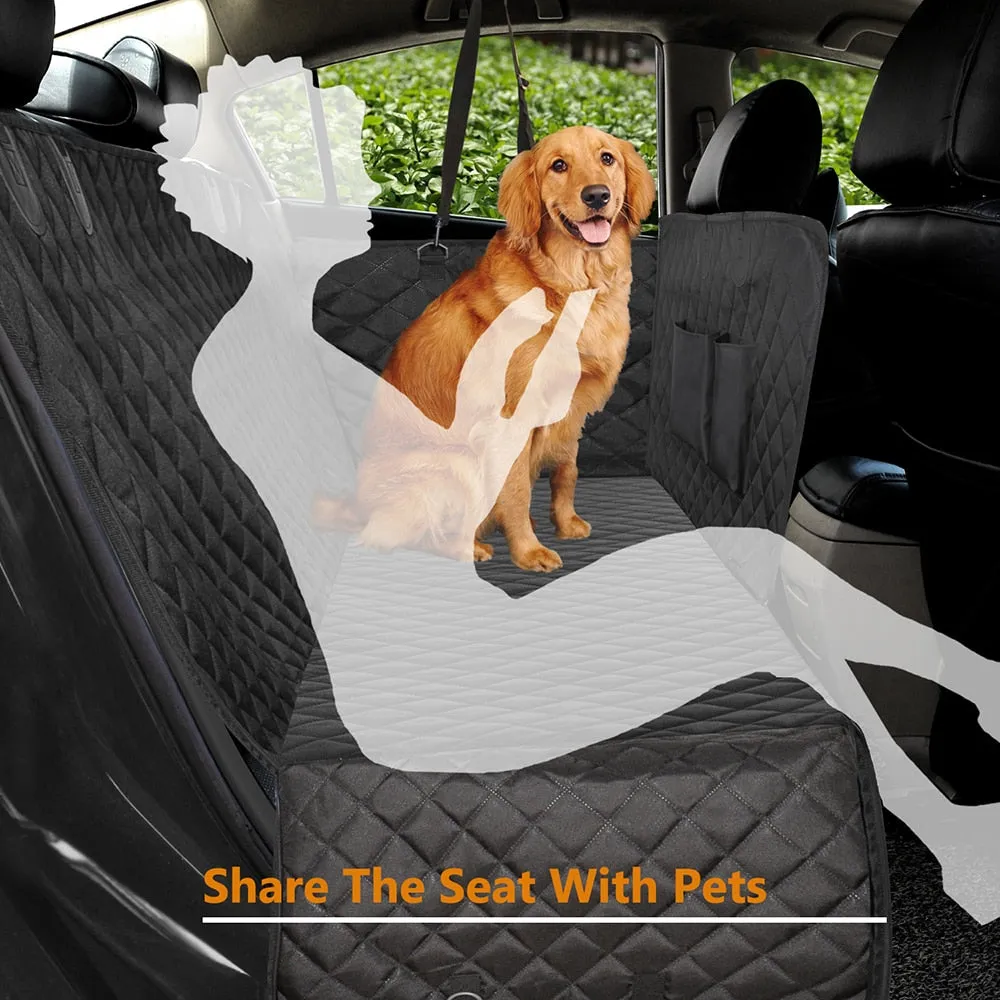 Dog Car Seat Cover Waterproof Dog With Side Flaps