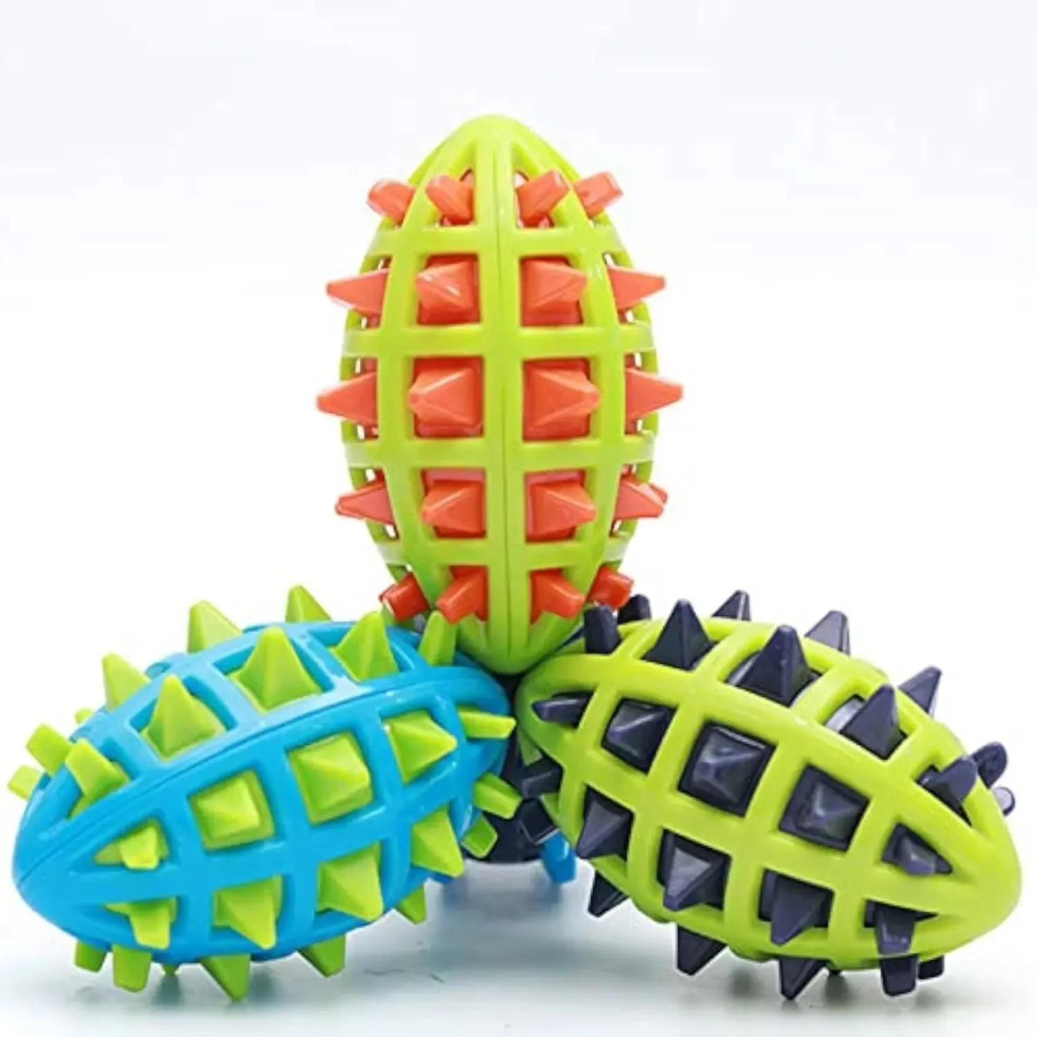 Pet Sounding Dog Teether Ball Indestructible Dog Toys For Aggressive Chewers